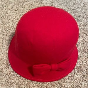 Janie and Jack red felt hat
